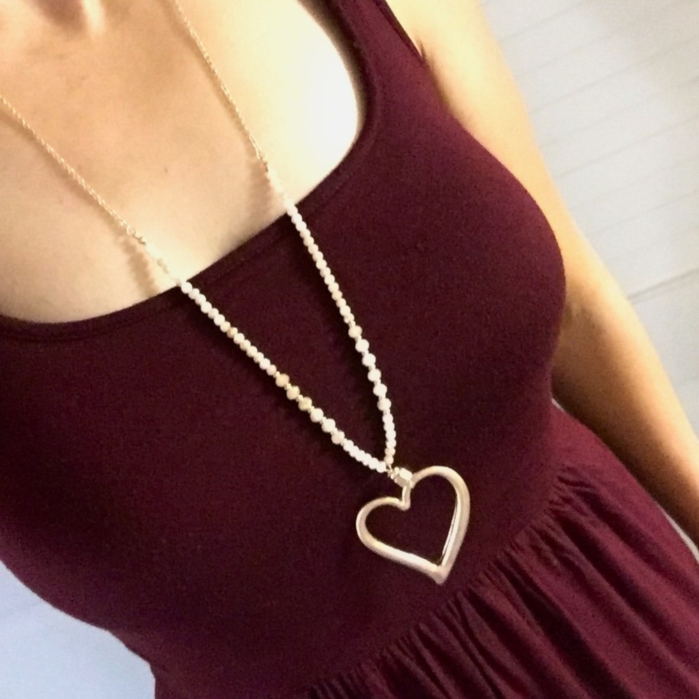 Heart ♥️ Long Necklace
